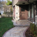 Flagstone Porch Installation